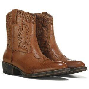 Coconuts By Matisse Womens Pistol Western-Style Brown Ankle Boots Size 6.5M Faux